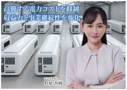 CAMEL89号 愛媛八幡浜第一工場系統連携蓄電池シリーズ　募集開始